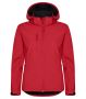 Classic Softshell Hoody Women Rød