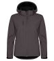 Classic Softshell Hoody Women Mørkegrå