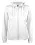 Basic Active Hoody Full Zip Women hvid