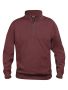 Basic Half Zip Bordeaux