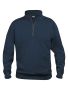 Basic Half Zip Marineblå