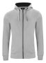 Classic Hoody Full Zip gråmeleret