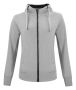 Classic Hoody Full Zip Women gråmeleret