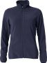 Basic Micro Fleece Jacket Women Marineblå