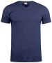 Basic-T V-neck Marineblå
