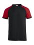 Raglan-T Black/Red