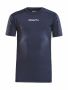 Pro Control Compression Tee Jr Navy