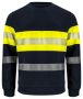 6129 SWEATSHIRT EN ISO 20471 KLASSE 1 Gul