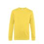 KING Sweatshirt Med Rund Hals, unisex Gul