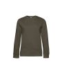 QUEEN Sweatshirt Rund Hals, kvinder Khaki