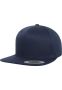 Organic cotton snapback Marine blå