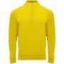 Epiro langærmet sweatshirt med kvart lynlås til børn Gul