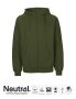 Mens Hoodie w. Zip Militær