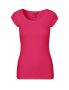 Ladies Round neck Short Sleeve T-shirt Lyserød