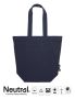 Panama Tote Bag w. Zip Navy