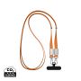 Nivo RCS genanvendt PET Crossbody lanyard orange