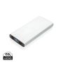 Aluminium PD powerbank 18W 10.000 mAh Sølv