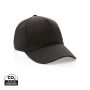 Impact 5 panels cap, 280gr genanvendelig bomuld, med AWARE™ Sort