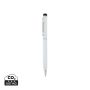 Tynd stylus pen i metal Hvid