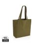 Impact Aware™ 240 gsm rcanvas shopper m/lomme ufarvet Grøn