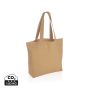 Impact Aware™ 240 gsm rcanvas shopper m/lomme ufarvet Brun