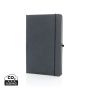 A5 hardcover notesbog GRS genanvendt læder Grå