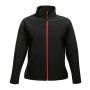 Ablaze Printbar Softshell, kvinder Black