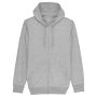Connector - Essentiel Zip-Thru Hættetrøje, unisex Heather Grey