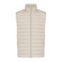 IQONIQ Meru herre bodywarmer i genanvendt polyester Beige