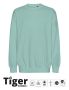 Tiger Cotton Oversized Sweatshirt Dusty Mint
