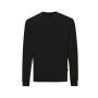 IQONIQ Zion Crew neck sweatshirt i genanvendt bomuld sort