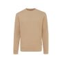 IQONIQ Denali Crew neck i ufarvet genanvendt bomuld Brun