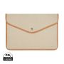 VINGA Bosler GRS 16" laptop sleeve i genanvendt kanvas Beige