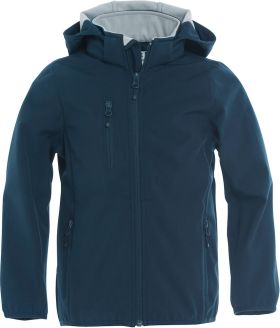 Basic Softshell Jacket Junior Marineblå