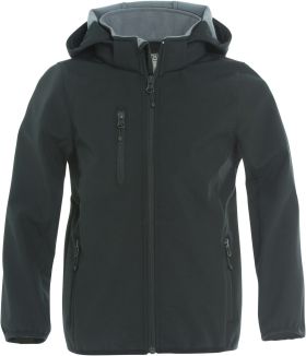 Basic Softshell Jacket Junior Sort