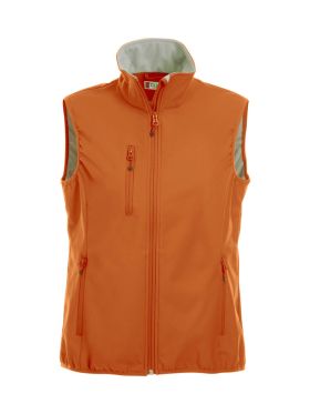 Basic Softshell Vest Ladies blodappelsin