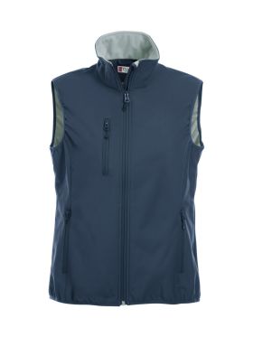 Basic Softshell Vest Ladies Marineblå