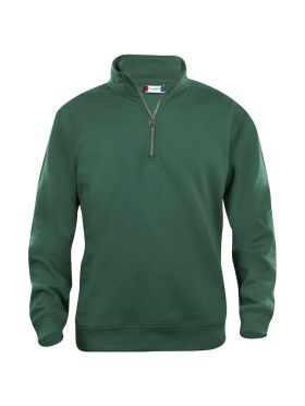 Basic Half Zip flaskegrøn