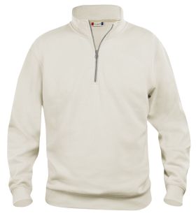 Basic Half Zip Light beige