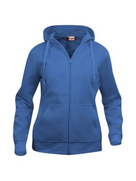 Basic Hoody Full Zip Women kongeblå