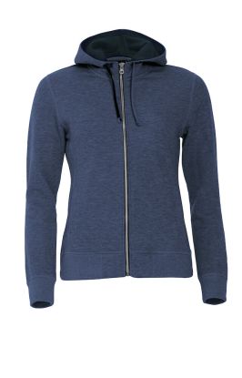 Classic Hoody Full Zip Women Orange