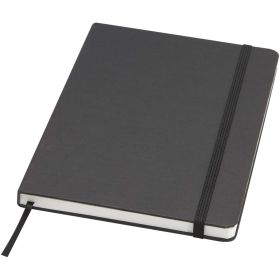 Holm A5 notesbog hard cover linjerede stenpapir sider Sort