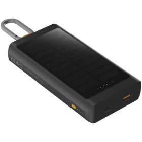 Xtorm XG2S101 Go2 10.000 mAh 15 W solcelle-powerbank med lys  Grå