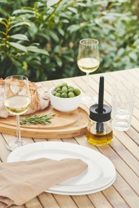 GC Marinade glas m. pensel 25 cl sort