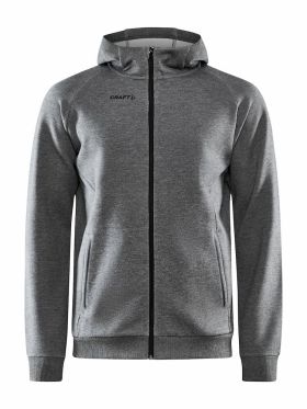 CORE Soul Full Zip Hood M Dk Grey Melange
