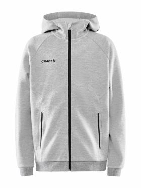 CORE Soul Full Zip Hood Jr Grey Melange