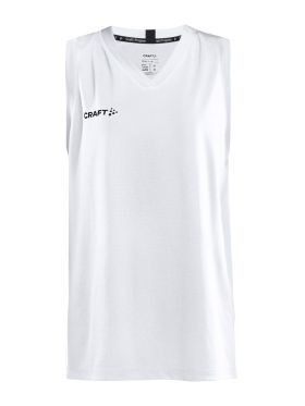 Basket 2.0 Singlet JR White