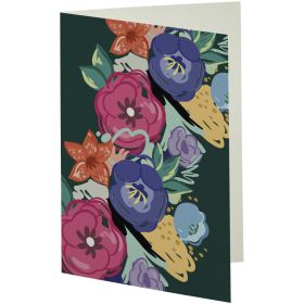 Herald lykønskningskort i A6 Hvid