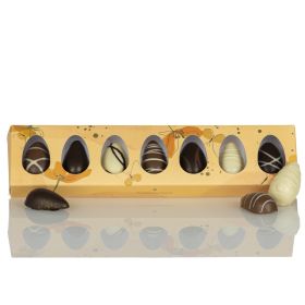 Marcipanæg og fyldte chokoladeæg i Cocoture påskeæske