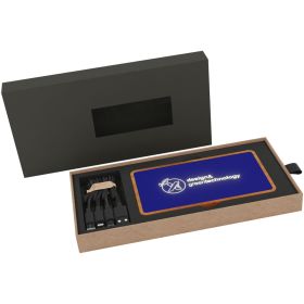SCX.design P36 5000 mAh trådløs powerbank med lys Blå